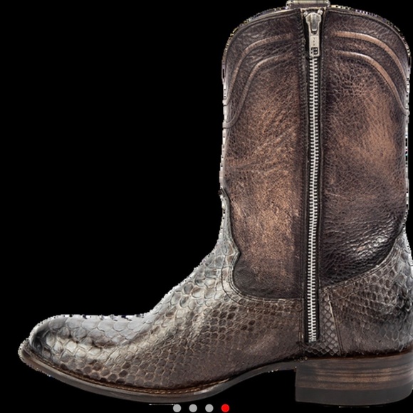 Freebird Alamo Black Python Men's - Picture 4 of 9